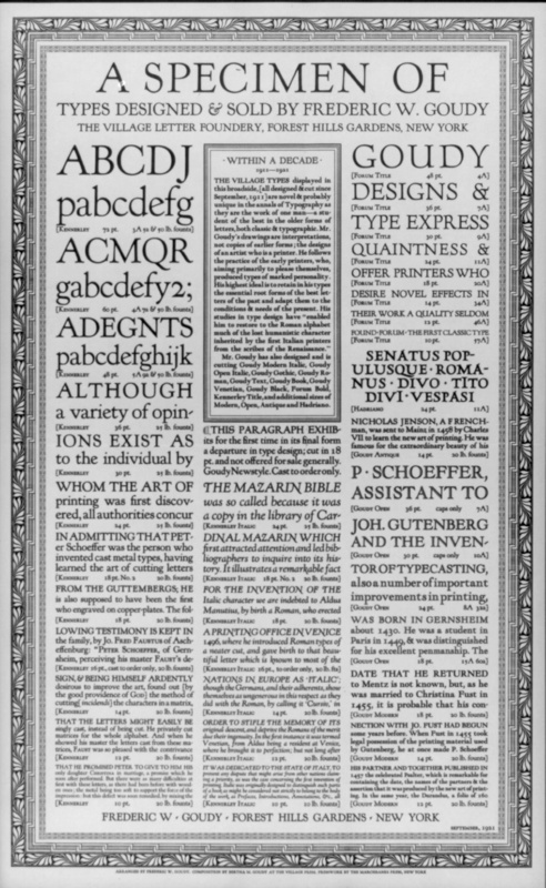 Large-scale broadside poster with black serif text printed in two columns.